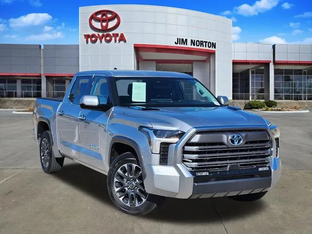 Silver 2023 Toyota Tundra Hybrid Limited for sale in Tulsa, OK
