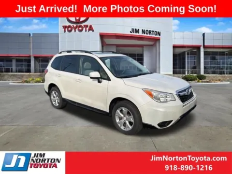 White 2016 Subaru Forester 2.5i Premium for sale in Tulsa, OK
