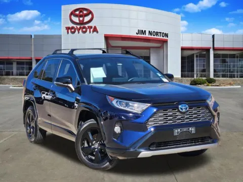 Black 2021 Toyota RAV4 Hybrid XSE for sale in Tulsa, OK