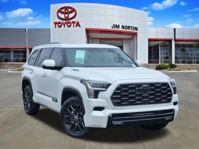 White 2024 Toyota Sequoia Platinum for sale in Tulsa, OK