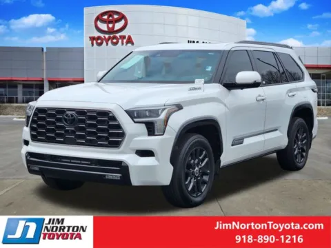 Another view of 2024 Toyota Sequoia Platinum for sale in Tulsa, OK at Jim Norton Toyota