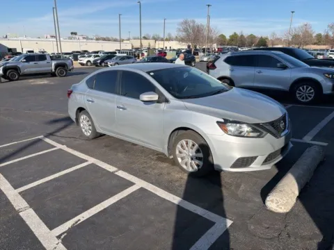Silver 2017 Nissan Sentra S for sale in Tulsa, OK