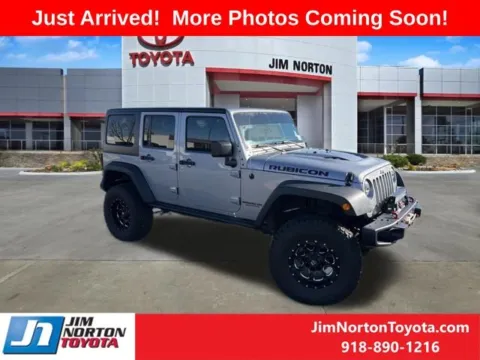 Silver 2016 Jeep Wrangler Unlimited Rubicon for sale in Tulsa, OK