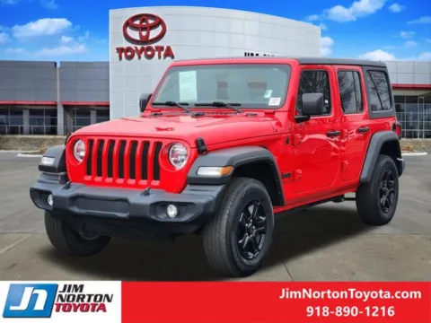 Another view of 2022 Jeep Wrangler Unlimited Sport S for sale in Tulsa, OK at Jim Norton Toyota
