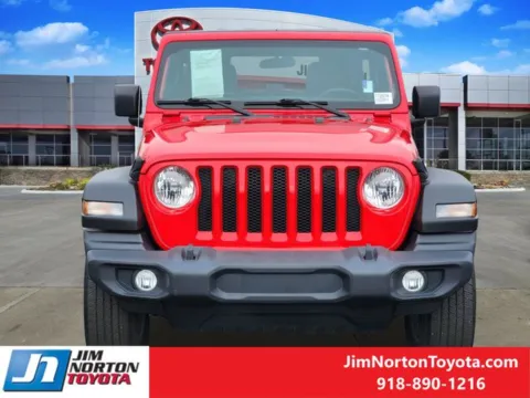 Photos of 2022 Jeep Wrangler Unlimited Sport S for sale in Tulsa, OK at Jim Norton Toyota