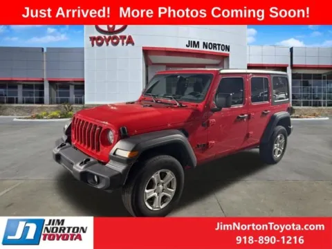 Another view of 2022 Jeep Wrangler Unlimited Sport S for sale in Tulsa, OK at Jim Norton Toyota