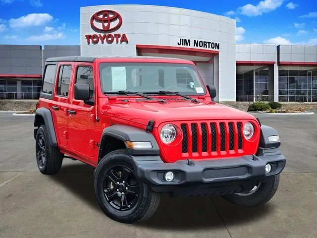 Red 2022 Jeep Wrangler Unlimited Sport S for sale in Tulsa, OK