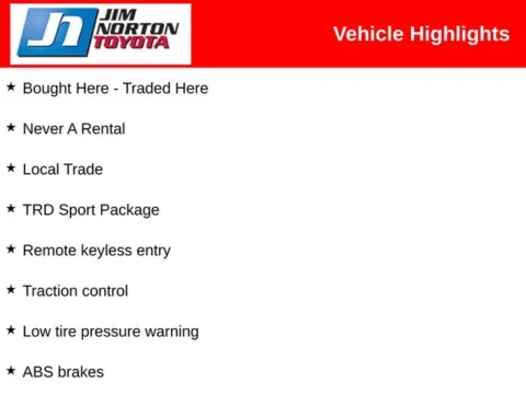 More photos of 2024 Toyota Tacoma TRD Sport at Jim Norton Toyota, OK