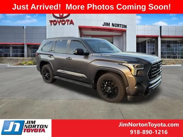 Gray 2024 Toyota Sequoia Limited for sale in Tulsa, OK