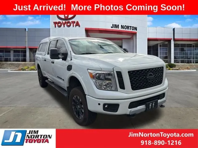 White 2017 Nissan Titan XD PRO-4X for sale in Tulsa, OK