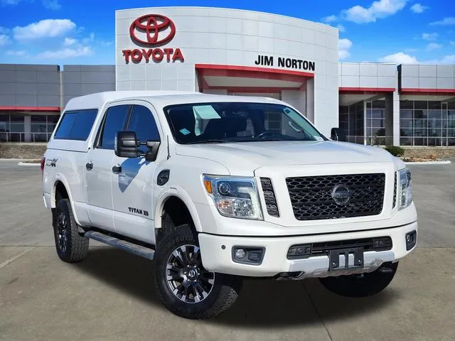 White 2017 Nissan Titan XD PRO-4X for sale in Tulsa, OK
