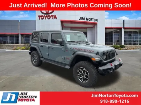 Gray 2024 Jeep Wrangler Rubicon for sale in Tulsa, OK