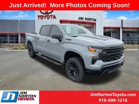 Gray 2024 Chevrolet Silverado 1500 Custom Trail Boss for sale in Tulsa, OK