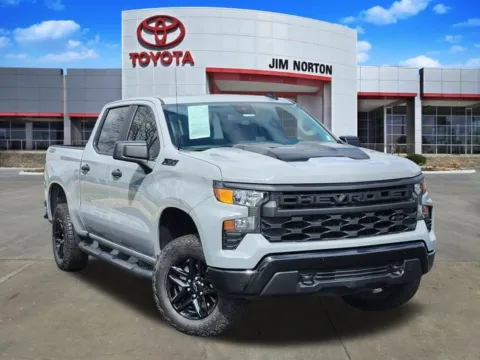 Gray 2024 Chevrolet Silverado 1500 Custom Trail Boss for sale in Tulsa, OK