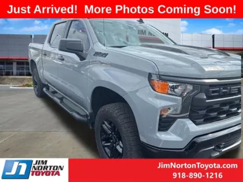 Gray 2024 Chevrolet Silverado 1500 Custom Trail Boss for sale in Tulsa, OK