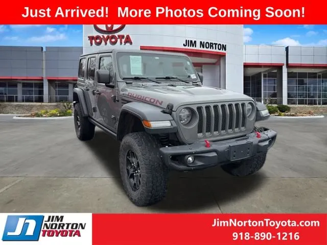 Gray 2020 Jeep Wrangler Unlimited Rubicon for sale in Tulsa, OK