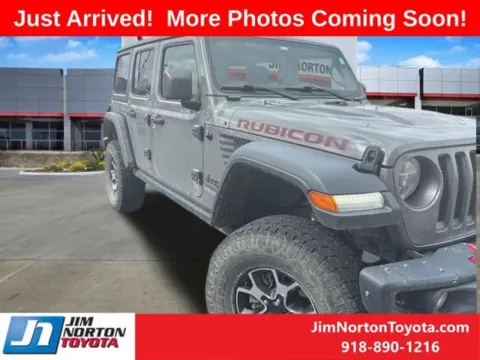 Gray 2020 Jeep Wrangler Unlimited Rubicon for sale in Tulsa, OK