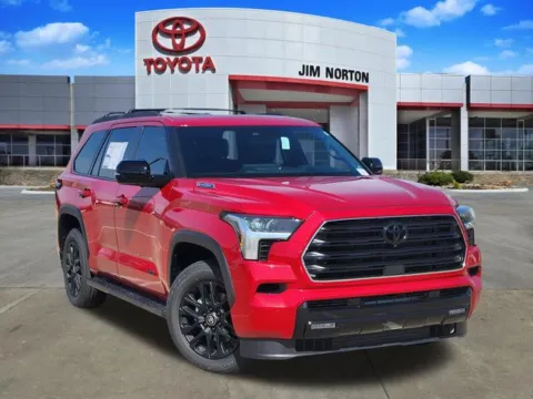 Red 2026 Toyota Sequoia Limited for sale in Tulsa, OK