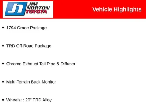 More photos of 2026 Toyota Tundra 1794 at Jim Norton Toyota, OK
