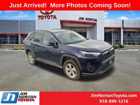 Blue 2022 Toyota RAV4 XLE for sale in Tulsa, OK