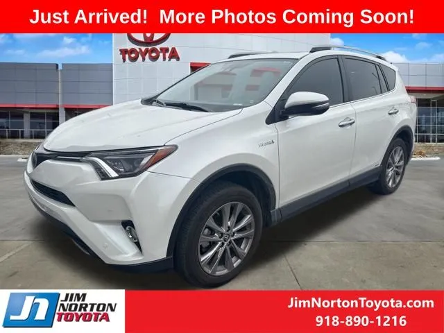 Red 2018 Toyota RAV4 Hybrid Limited for sale in Tulsa, OK