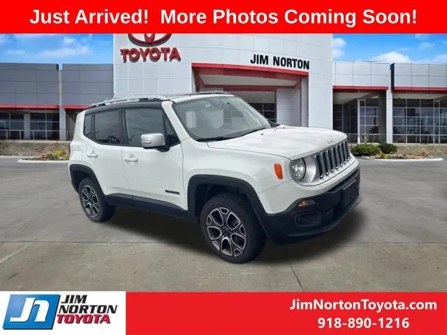 White 2018 Jeep Renegade Limited for sale in Tulsa, OK