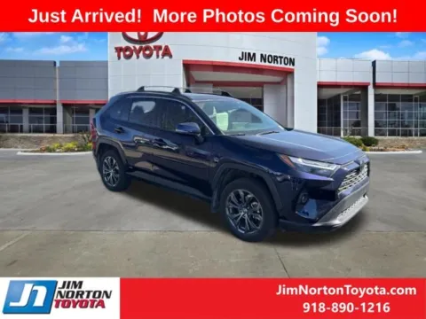 Blue 2025 Toyota RAV4 Hybrid XLE Premium for sale in Tulsa, OK