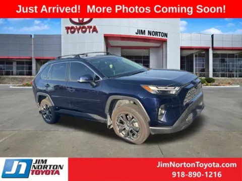 Blue 2025 Toyota RAV4 Hybrid XLE Premium for sale in Tulsa, OK