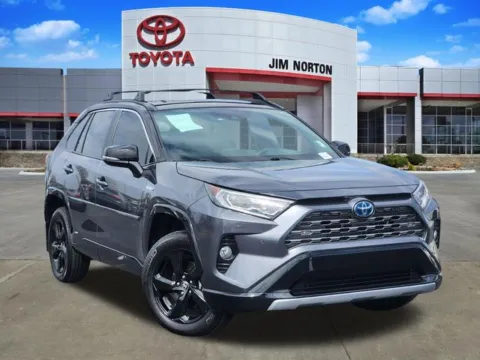 Gray 2021 Toyota RAV4 Hybrid XSE for sale in Tulsa, OK
