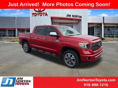 Red 2021 Toyota Tundra Platinum for sale in Tulsa, OK