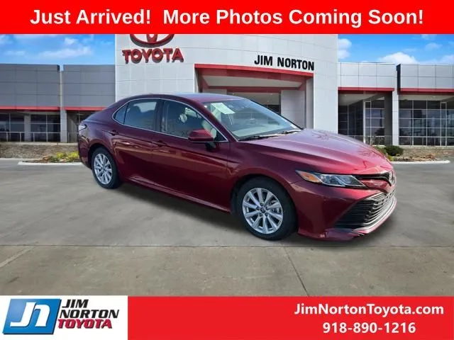 Red 2020 Toyota Camry LE for sale in Tulsa, OK