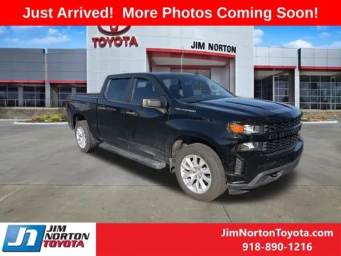 Black 2021 Chevrolet Silverado 1500 Custom for sale in Tulsa, OK