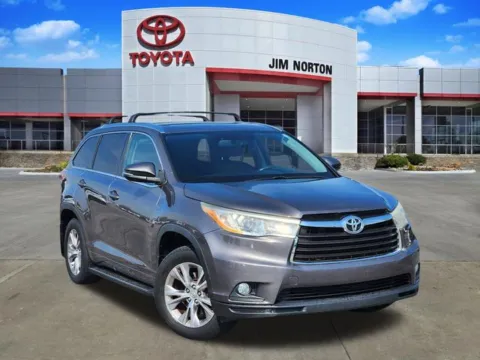 Gray 2014 Toyota Highlander XLE V6 for sale in Tulsa, OK