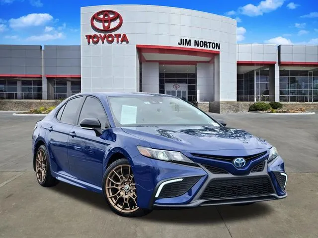 Blue 2023 Toyota Camry Hybrid SE for sale in Tulsa, OK