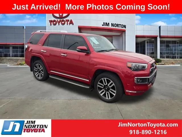 Red 2022 Toyota 4Runner Limited for sale in Tulsa, OK