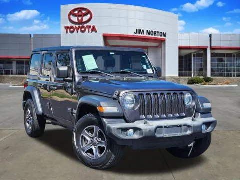 Gray 2019 Jeep Wrangler Unlimited Sport S for sale in Tulsa, OK
