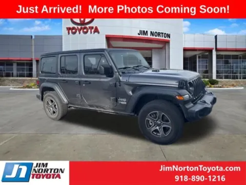 Gray 2019 Jeep Wrangler Unlimited Sport S for sale in Tulsa, OK