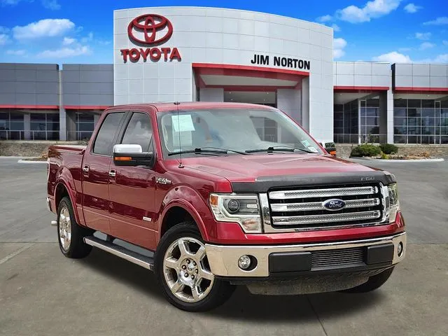 Red 2014 Ford F-150 Lariat for sale in Tulsa, OK