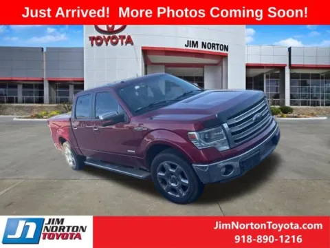 Red 2014 Ford F-150 Lariat for sale in Tulsa, OK