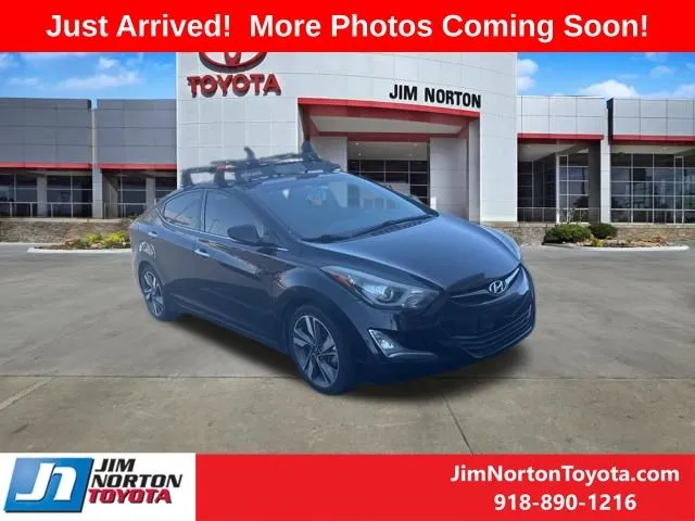 Black 2014 Hyundai Elantra Limited for sale in Tulsa, OK