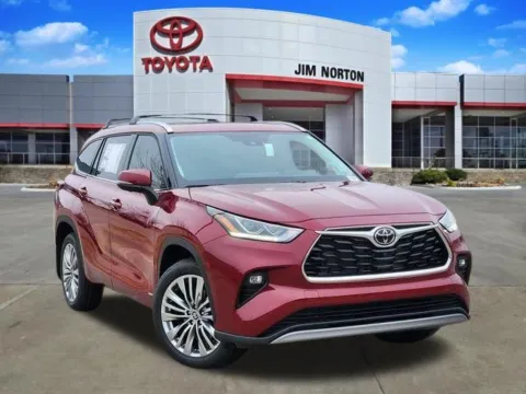Red 2026 Toyota Highlander Hybrid Platinum for sale in Tulsa, OK