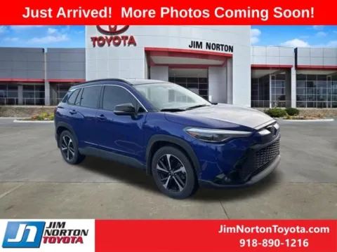 Blue 2025 Toyota Corolla Cross Hybrid XSE for sale in Tulsa, OK