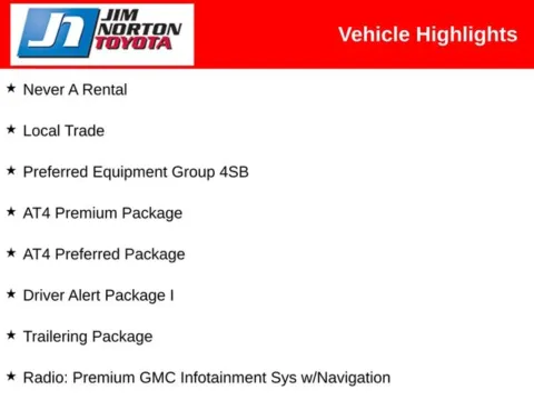 More photos of 2019 GMC Sierra 1500 AT4 at Jim Norton Toyota, OK