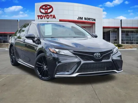 Black 2021 Toyota Camry XSE for sale in Tulsa, OK