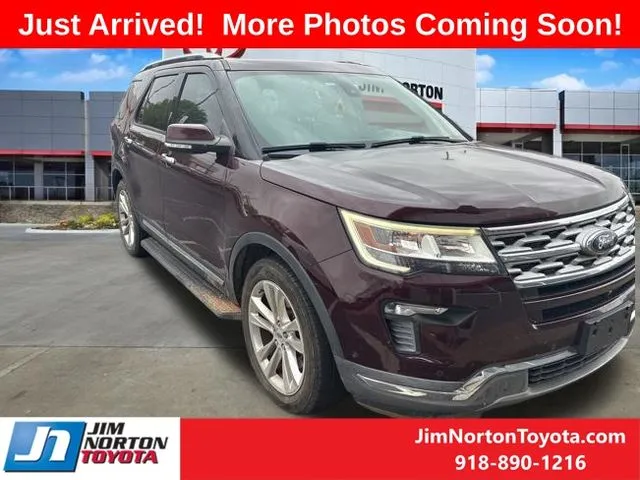 Red 2018 Ford Explorer Limited for sale in Tulsa, OK