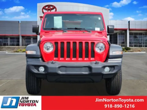 Photos of 2020 Jeep Wrangler Unlimited Sport S for sale in Tulsa, OK at Jim Norton Toyota