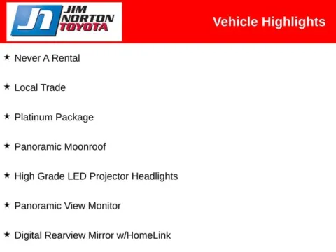 More photos of 2021 Toyota Highlander Platinum at Jim Norton Toyota, OK