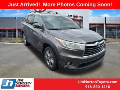 Gray 2016 Toyota Highlander Hybrid Limited for sale in Tulsa, OK