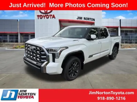 Another view of 2025 Toyota Tundra Hybrid Platinum for sale in Tulsa, OK at Jim Norton Toyota