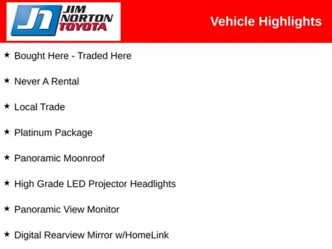 More photos of 2022 Toyota Highlander Platinum at Jim Norton Toyota, OK